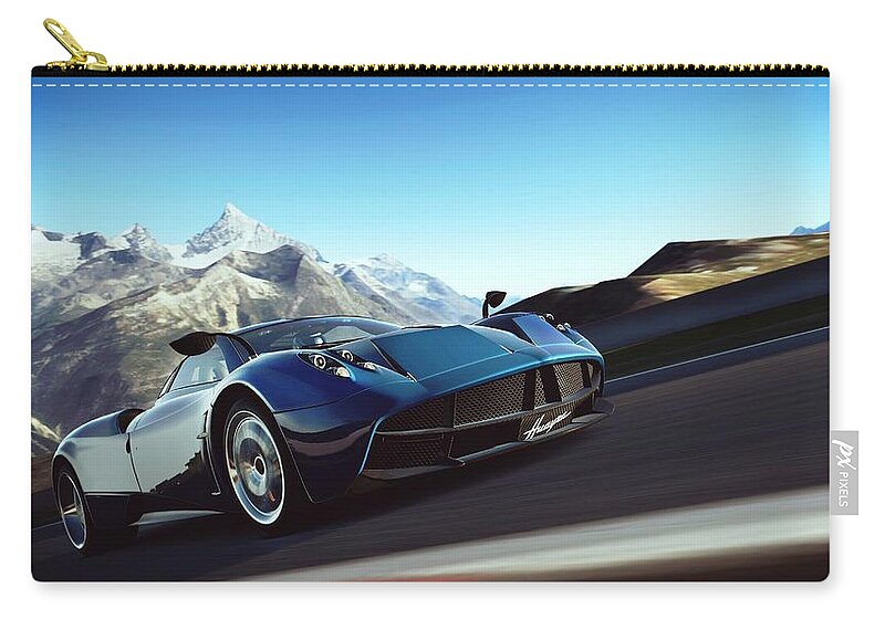 Gran Turismo 6 Zip Pouch featuring the digital art Gran Turismo 6 #6 by Super Lovely