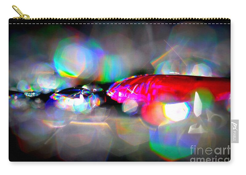 Sparks Zip Pouch featuring the photograph Sparks #6 by Sylvie Leandre