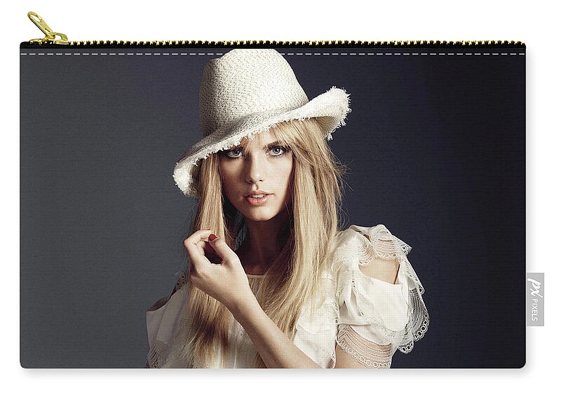 Taylor Swift Zip Pouch featuring the photograph Taylor Swift #6 by Mariel Mcmeeking