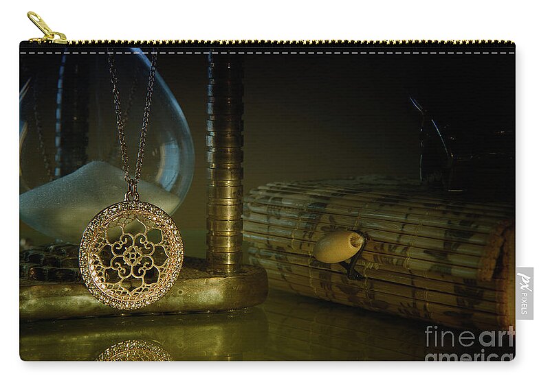 Necklace Zip Pouch featuring the photograph Timeless Jewelry #6 by Kiran Joshi