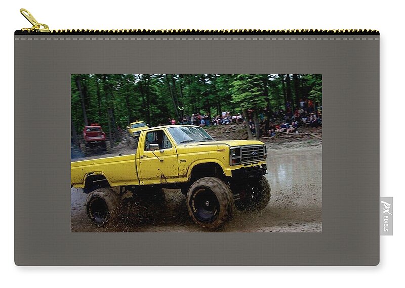 Ford Zip Pouch featuring the photograph Ford #7 by Jackie Russo