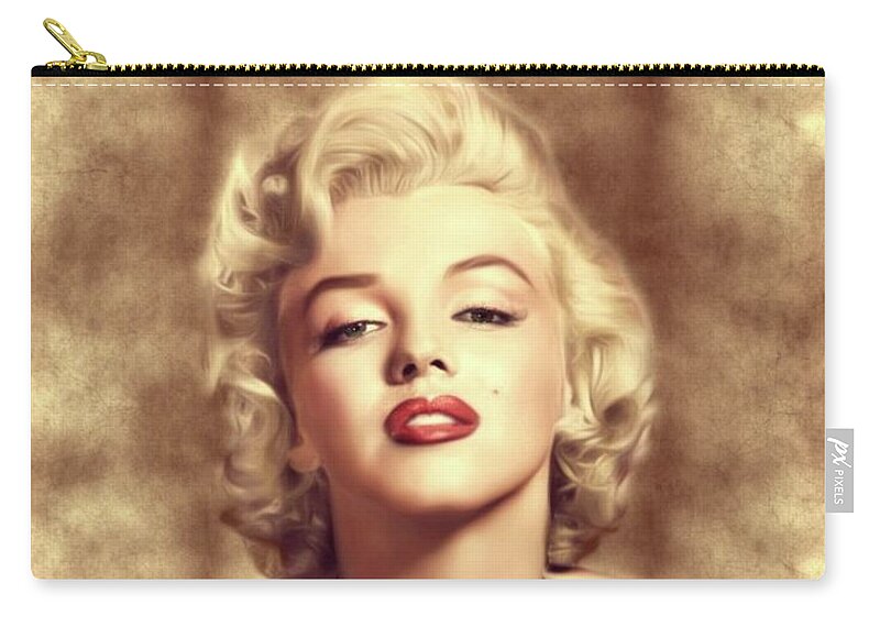 Vintage Marilyn Monroe Animal Print Style Handbag/Purse Rhinestones Clean