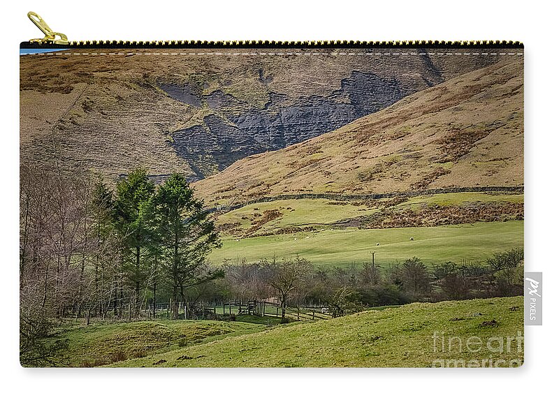 D90 Zip Pouch featuring the photograph Pendle Hill Walk, North Yorkshire, UK by Mariusz Talarek