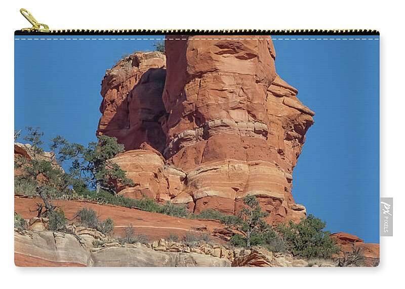 Sedona Zip Pouch featuring the photograph Sedona #7 by Steven Lapkin
