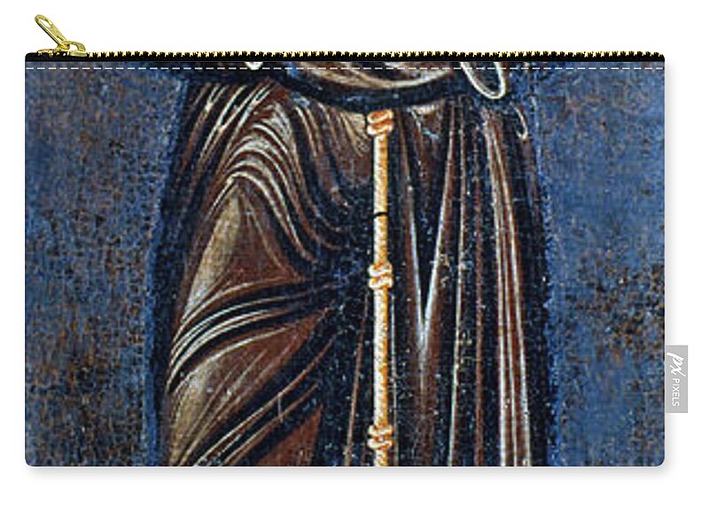 13th Century Zip Pouch featuring the painting St. Francis Of Assisi #7 by Granger