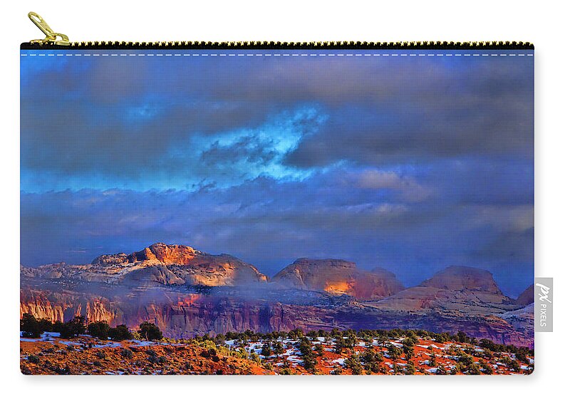 Capitol Reef National Park Zip Pouch featuring the photograph Capitol Reef National Park #708 by Mark Smith