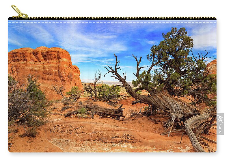 Arches National Park Carry-all Pouch featuring the photograph Arches National Park by Raul Rodriguez