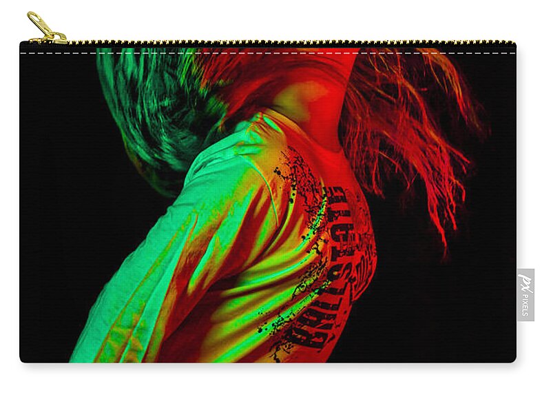 Acrobat Zip Pouch featuring the photograph Dancer #8 by Peter Lakomy