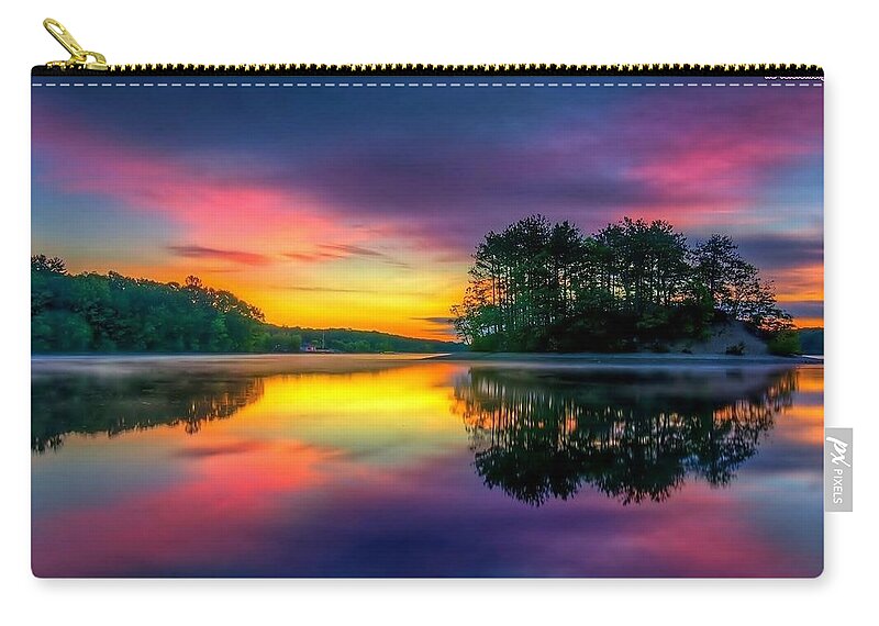 Sunset Zip Pouch featuring the photograph Sunset #82 by Jackie Russo