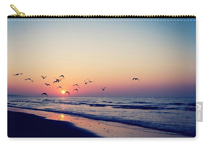 Sunset Zip Pouch featuring the photograph Sunset #83 by Jackie Russo