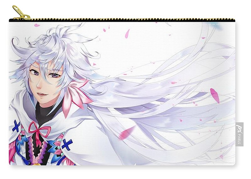 Fate/grand Order Zip Pouch featuring the digital art Fate/Grand Order #9 by Super Lovely