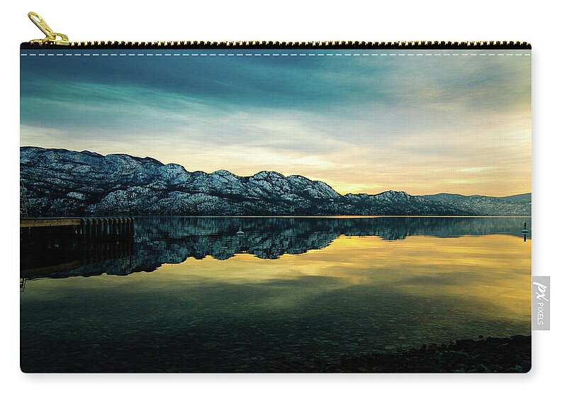 Lake Zip Pouch featuring the photograph Lake #9 by Mariel Mcmeeking