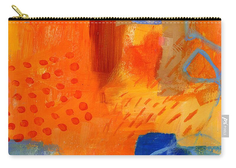 Painting Zip Pouch featuring the painting 90/100 by Jane Davies