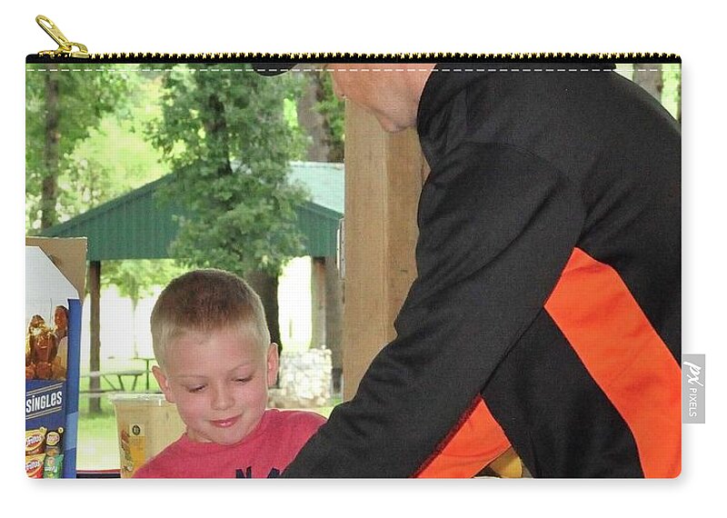  Zip Pouch featuring the photograph 9778 by Jerry Sodorff