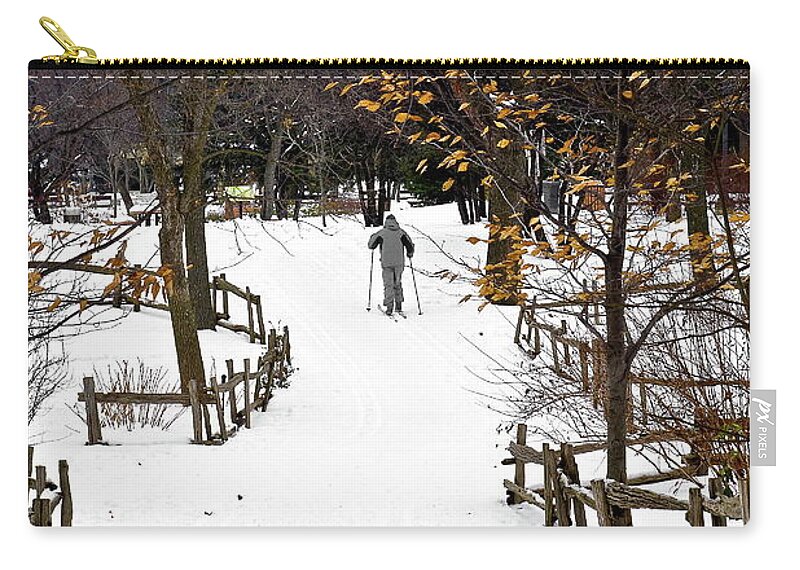  Zip Pouch featuring the photograph 9870a Sh by Burney Lieberman