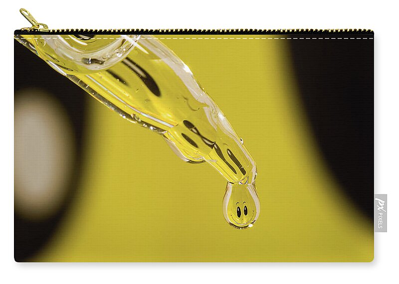 Long Island Fine Art Photography Zip Pouch featuring the photograph A Dropper Full of Happy by Alissa Beth Photography