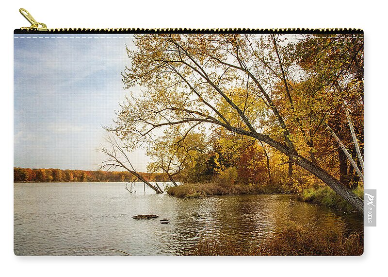 A Golden Moment Zip Pouch featuring the photograph A Golden Moment by Susan McMenamin
