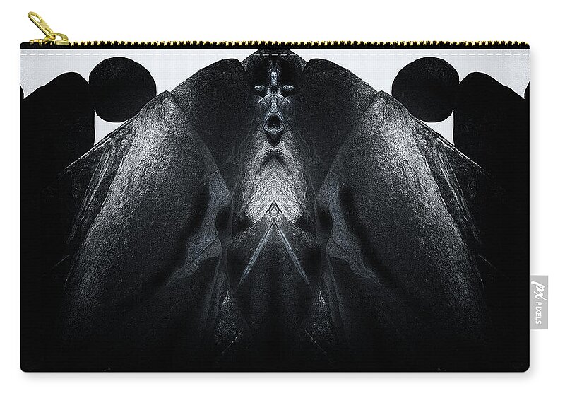 Stone Zip Pouch featuring the photograph A Gothic Nightmare by Paul W Faust - Impressions of Light
