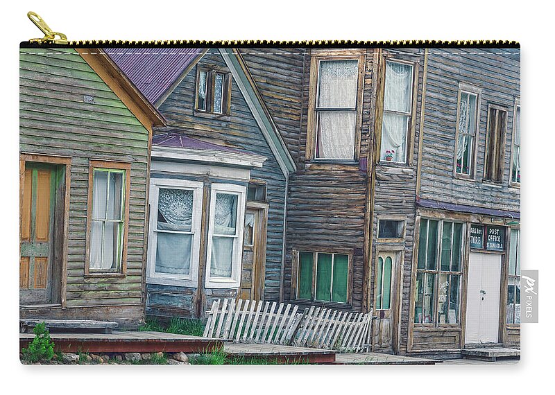 Historic Buildings Zip Pouch featuring the photograph A Haimish Abode From A Bygone Era by Bijan Pirnia