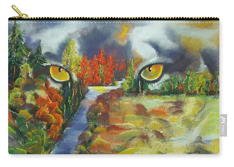 Journey Through Change Carry-all Pouch featuring the painting A Journey through Change by Marie-Claire Dole