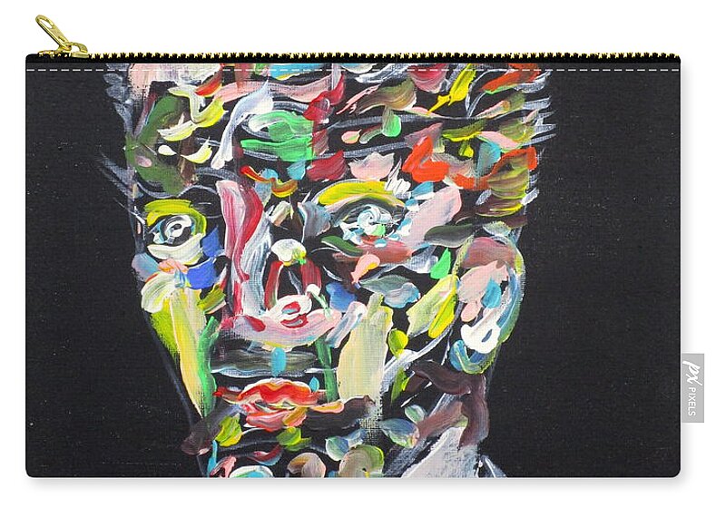 Head Zip Pouch featuring the painting A Life Full Of Oppurtunities by Fabrizio Cassetta