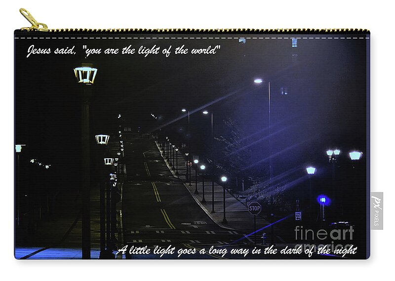 Atlanta Carry-all Pouch featuring the photograph A Little Light by Merle Grenz