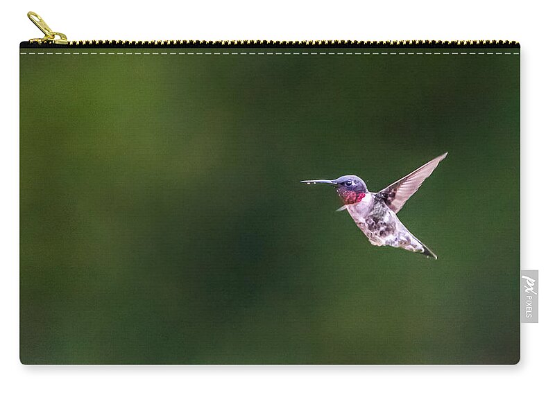 Bird Carry-all Pouch featuring the photograph A Little Something on the Chin by Steven Santamour