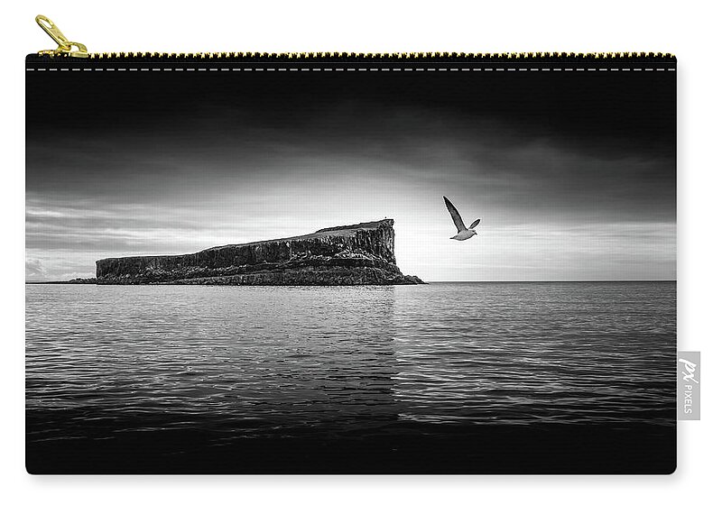 Landscape Zip Pouch featuring the photograph A Moment Apart by Philippe Sainte-Laudy