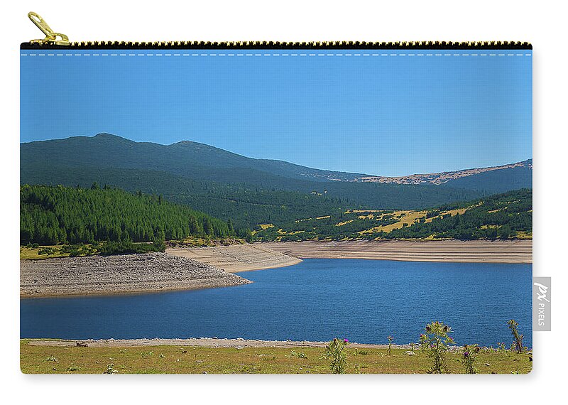 Reservoir Zip Pouch featuring the photograph A moment in time by Milena Ilieva