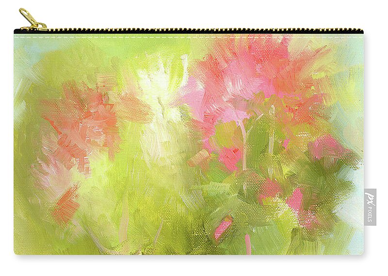 Nature Zip Pouch featuring the painting A Mood of Good by Catherine Twomey