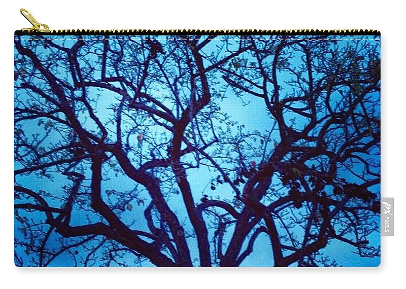 Tree Carry-all Pouch featuring the photograph A Moody Broad by Denise Railey