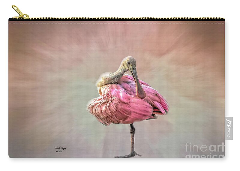 Birds Zip Pouch featuring the photograph A Mother Nature's Masterpiece by DB Hayes