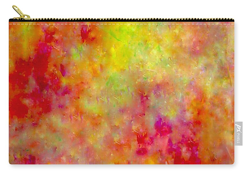 Abstract-painting Zip Pouch featuring the painting A Place Where Dreams Come True					 by Catalina Walker