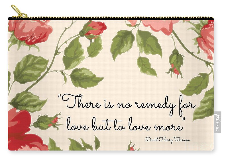 Digital Art Zip Pouch featuring the photograph A Remedy for Love by Leah McPhail