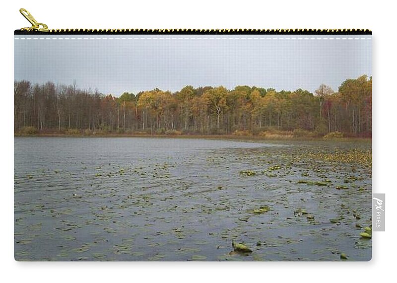 Tmad Zip Pouch featuring the photograph A Step Back Into Time by Michael TMAD Finney