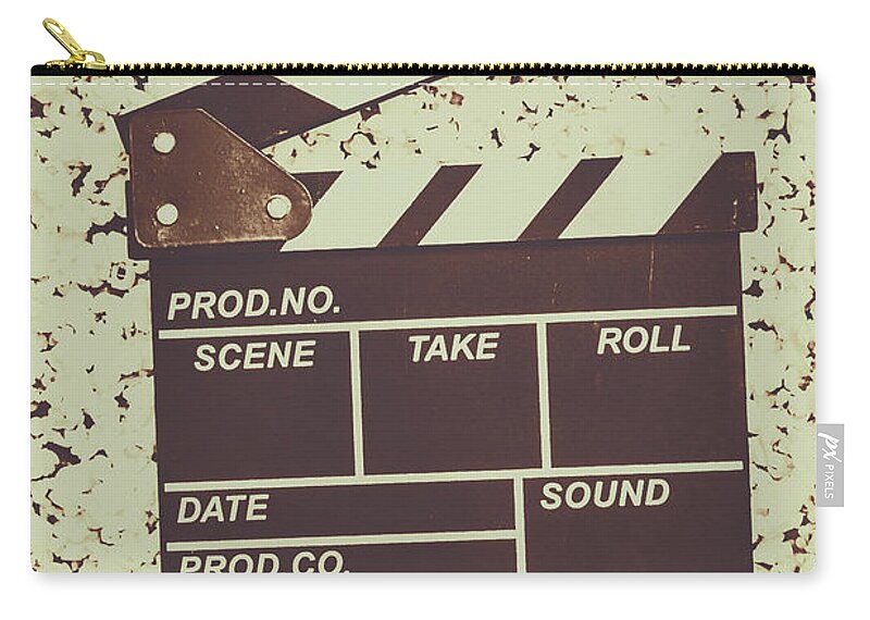 Entertainment Zip Pouch featuring the photograph A take from old hollywood by Jorgo Photography