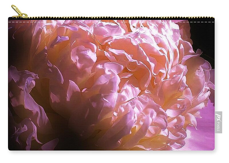 Flora Zip Pouch featuring the photograph A Touch of Light #1 by Bruce Bley