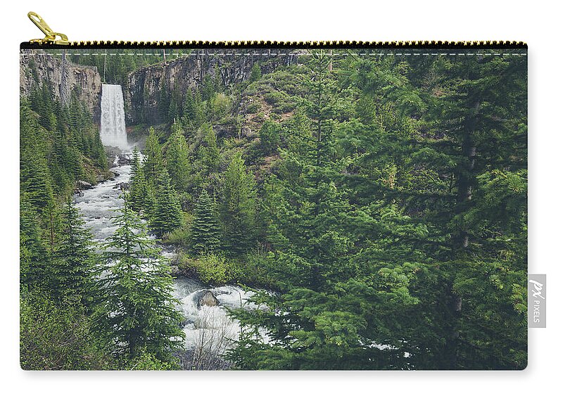 Forest Zip Pouch featuring the photograph A Trip To The Forest by Margaret Pitcher