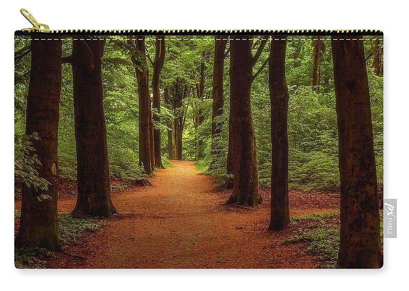Arnhem Zip Pouch featuring the photograph A walk in the park by Tim Abeln