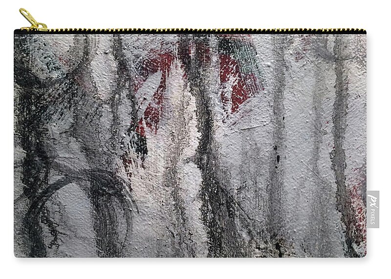 Earthy Zip Pouch featuring the painting A2 by Lance Headlee