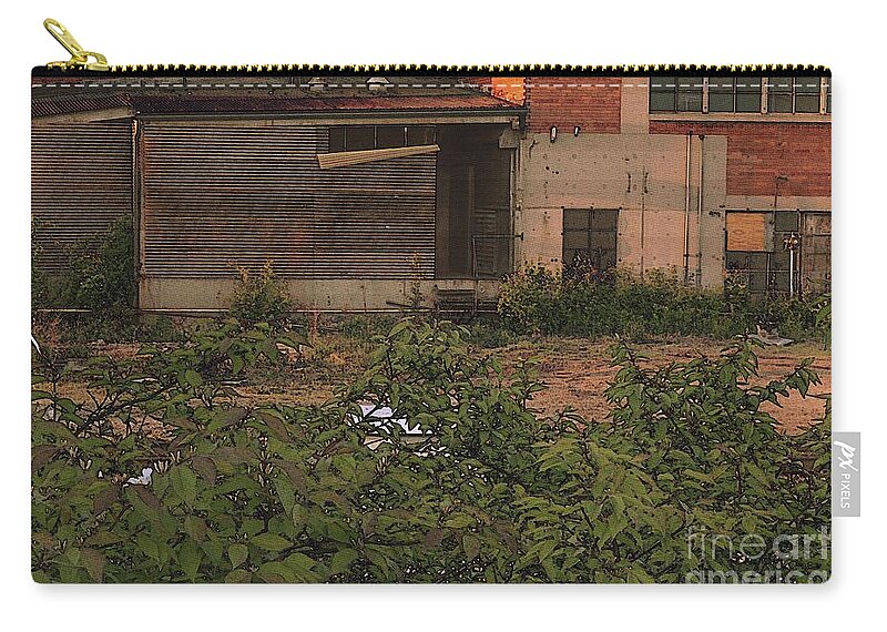 Abandoned Zip Pouch featuring the photograph Abandoned by Beverly Shelby