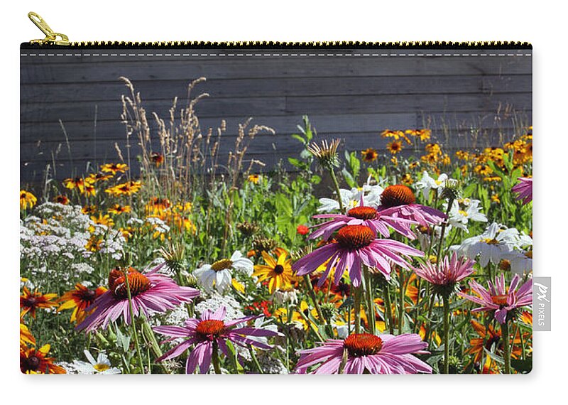 Wildflower Carry-all Pouch featuring the photograph Abandoned Garden by Brett Pelletier