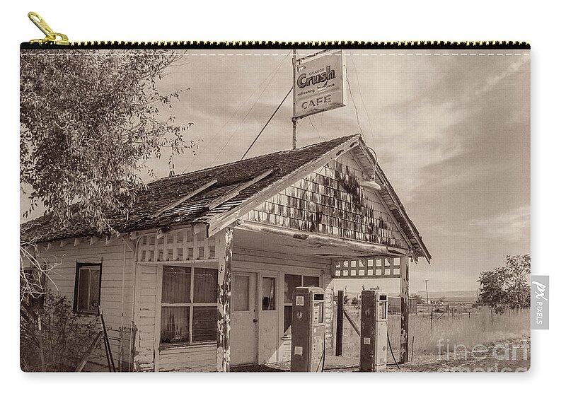 Architecture Zip Pouch featuring the photograph Abandoned by Robert Bales