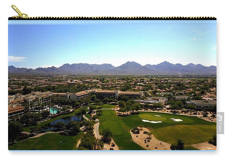 Scottsdale Zip Pouch featuring the photograph Above by Michael Albright