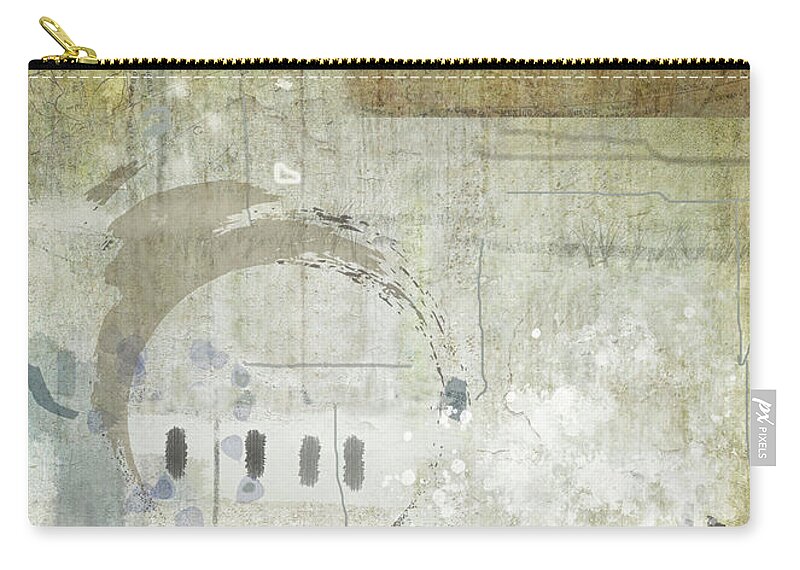 Abstract Zip Pouch featuring the photograph Abstract 10 by Karen Lynch