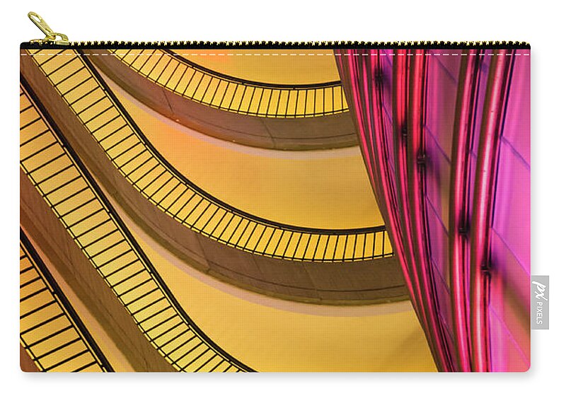 Art Zip Pouch featuring the photograph Abstract Architecture by Scott Slone