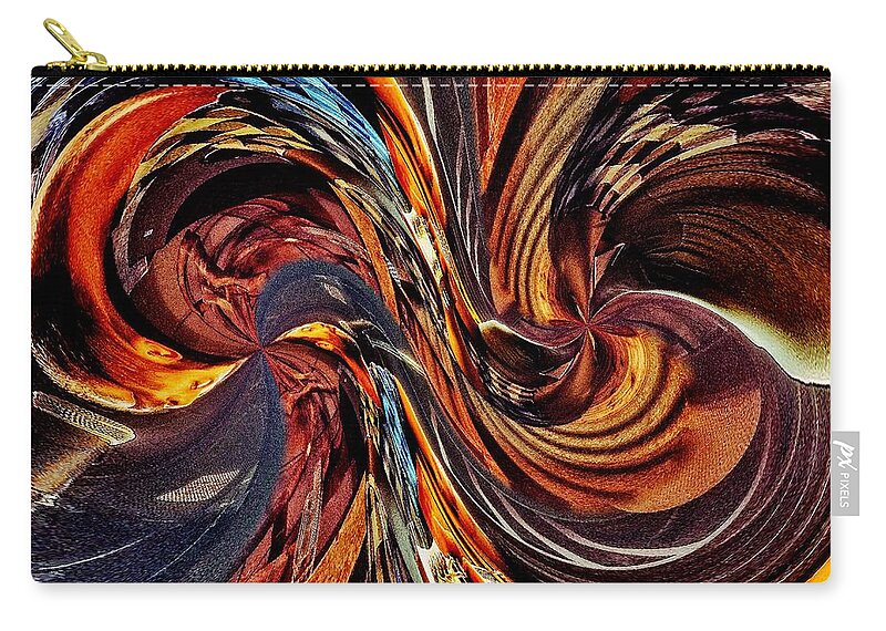 Abstract Delight Zip Pouch featuring the photograph Abstract Delight by Blair Stuart