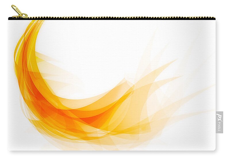 Abstract Carry-all Pouch featuring the painting Abstract feather by Setsiri Silapasuwanchai