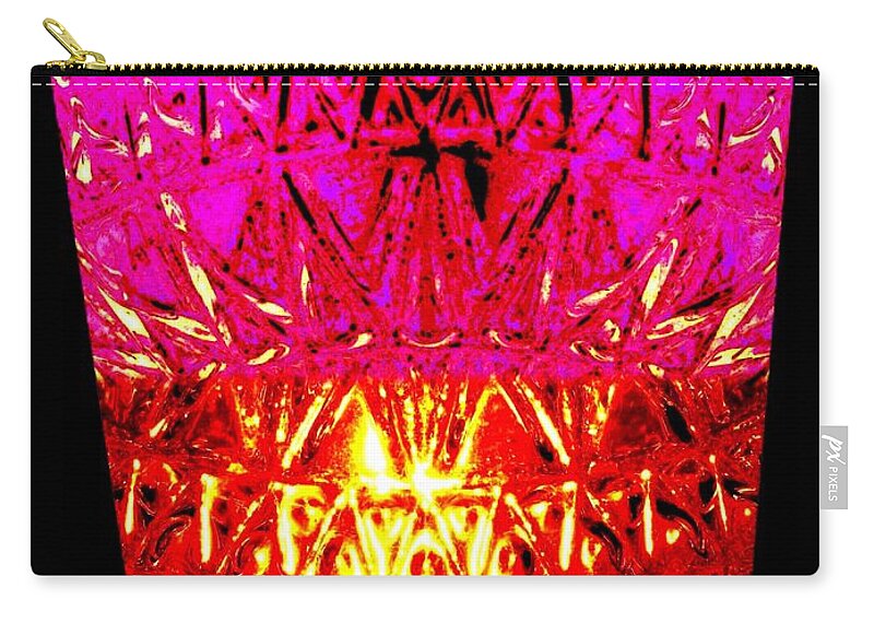 #abstractfusion267 Zip Pouch featuring the digital art Abstract Fusion 267 by Will Borden
