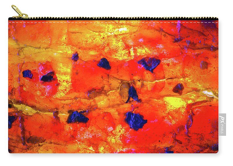 Abstract Zip Pouch featuring the photograph Abstraction no.2 by Jarmo Honkanen